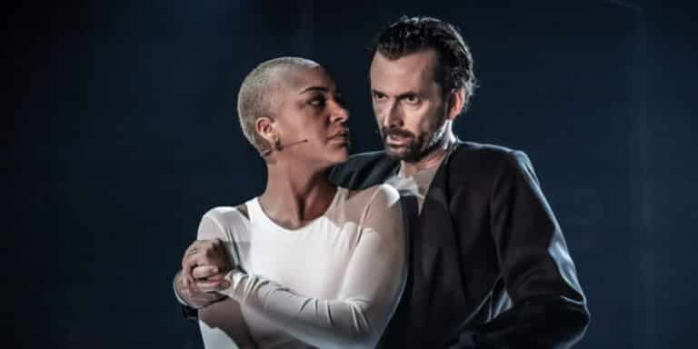 Cush Jumbo and David Tennant in MACBETH Donmar Photo by Marc Brenner scaled e1736624393689 1024x512 1 768x384