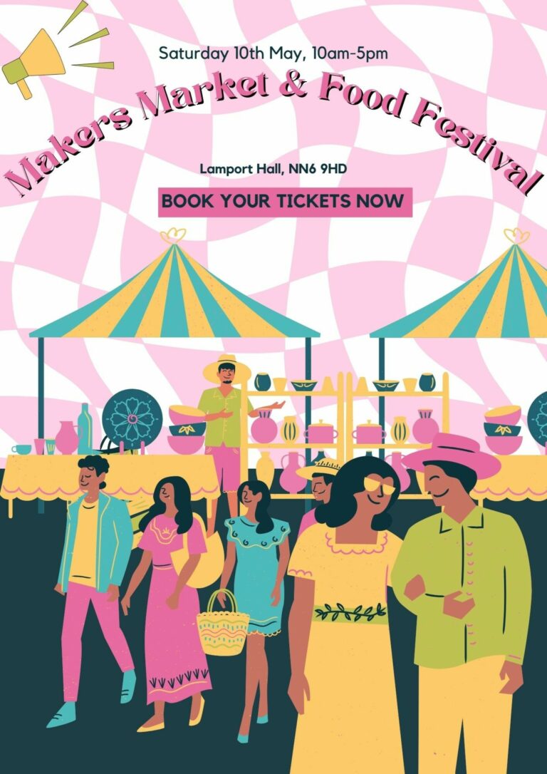 Colorful Illustration Playful Retro Popup Market Poster ScaleWidthWzIwMDBd 768x1086